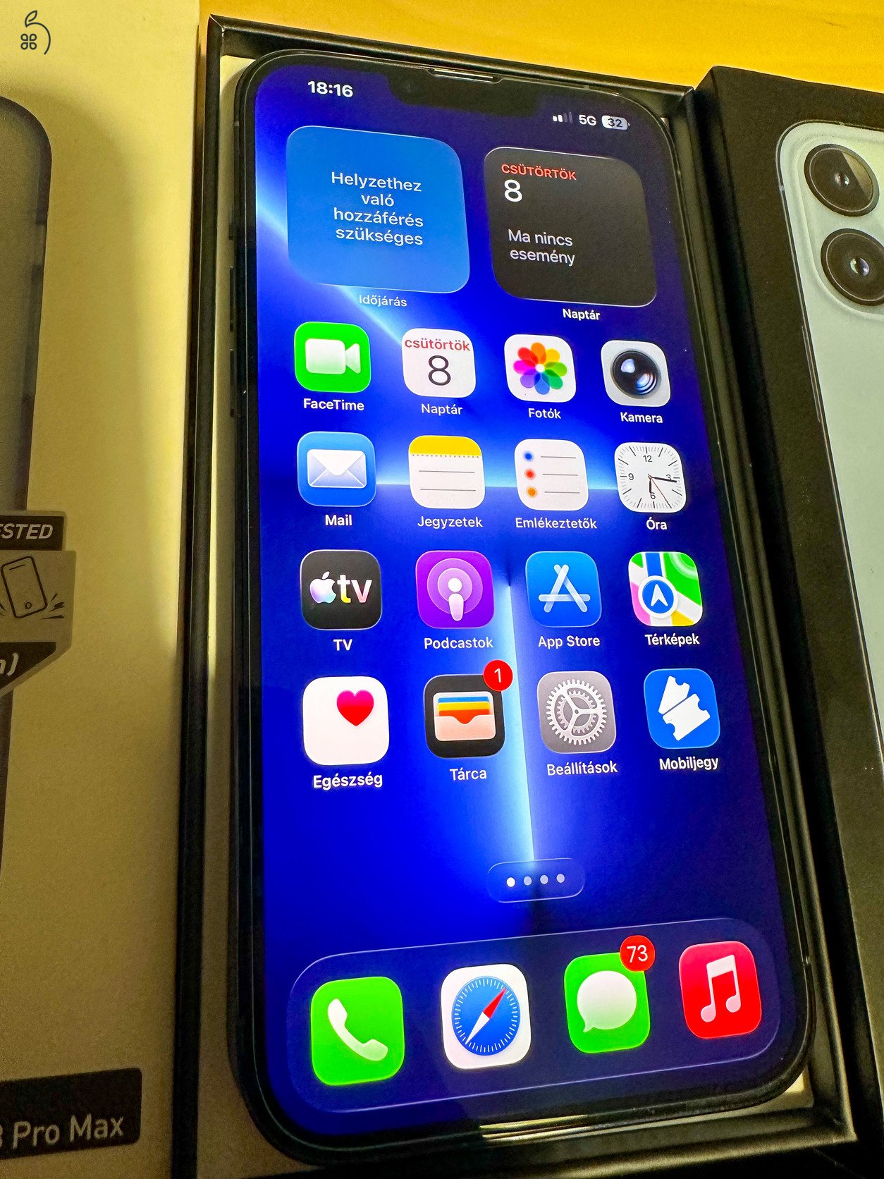 Új Apple iPhone 13 Pro Max eladó extrákkal 3 év garanciával