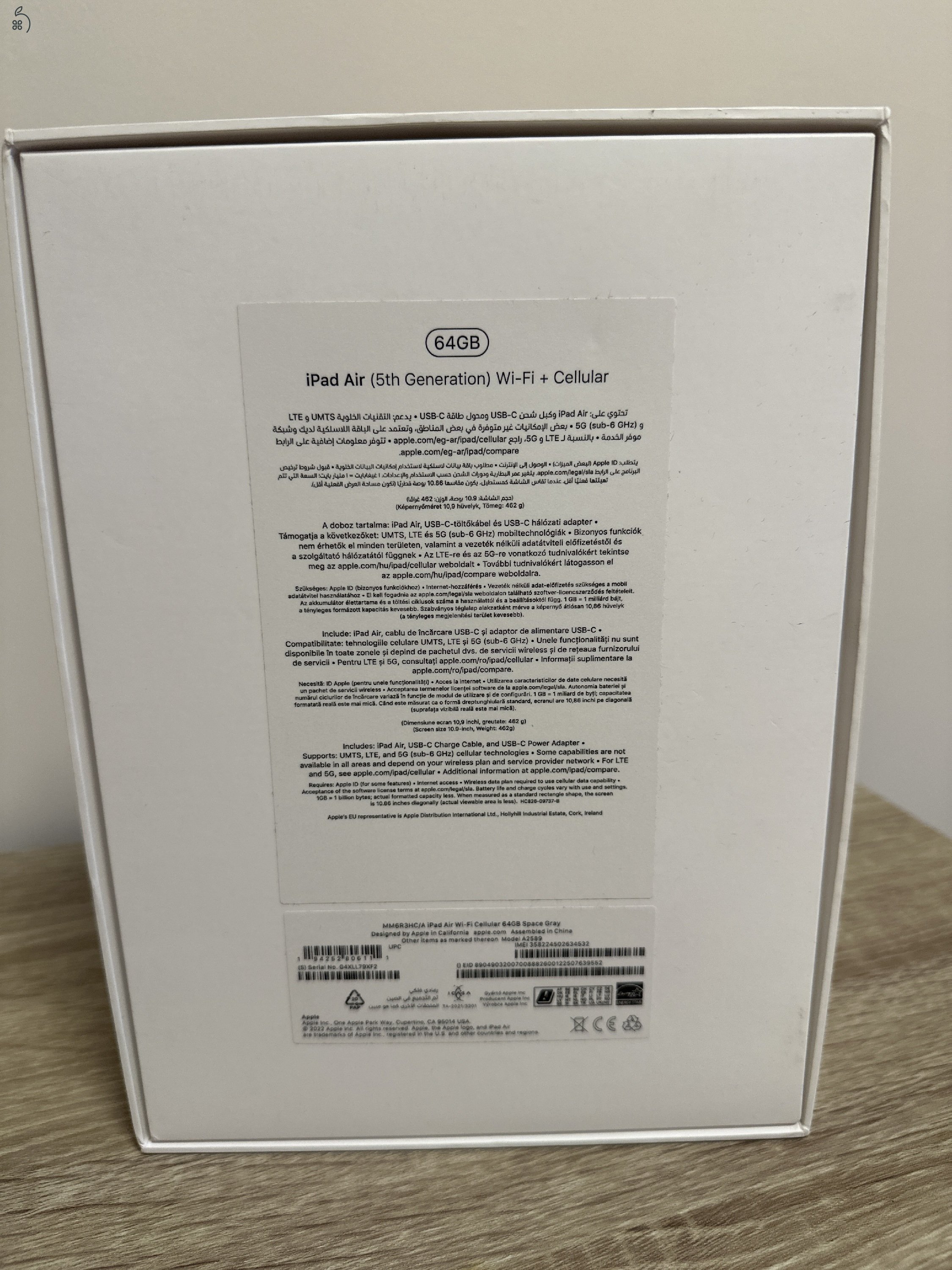 Ipad Air 5 Gen Wifi Celluar + Apple Pencil 2 Gen