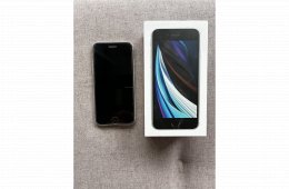 Újszerű Fehér Apple iPhone SE2 MX9T2GH/A eladó 100% akkumulátor