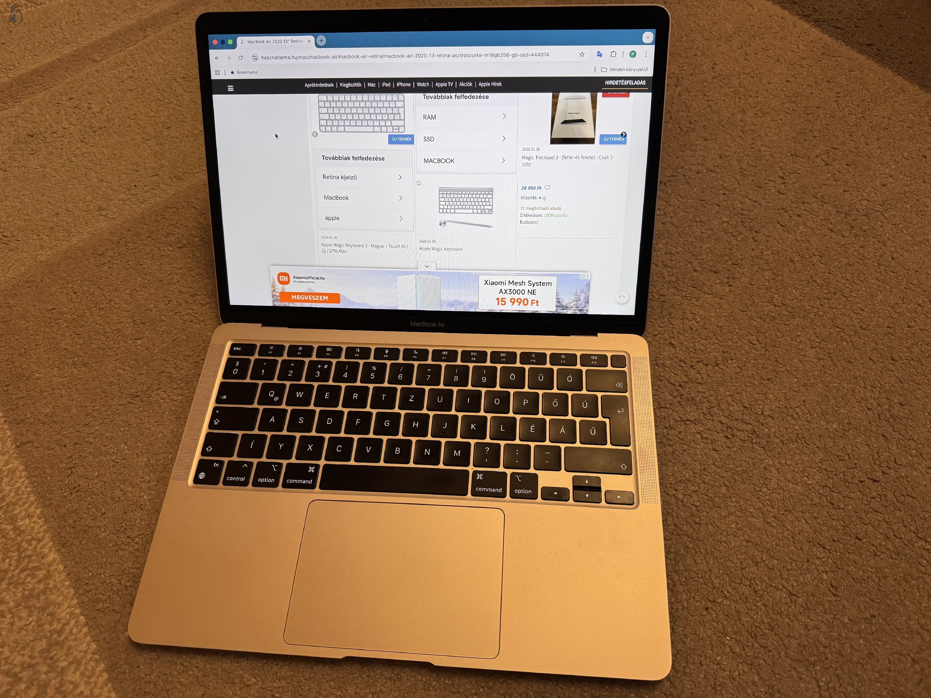 ELADÓ MacBook Air M1