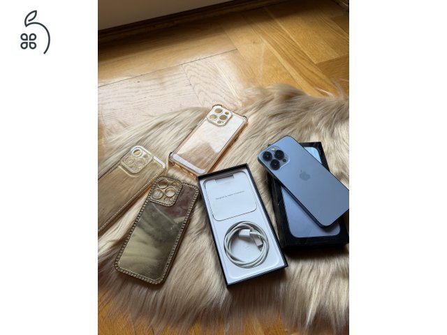 Sierra Blue Iphone 13 pro, hálózatfüggetlen 512Gb 100%-os akkumulátorral