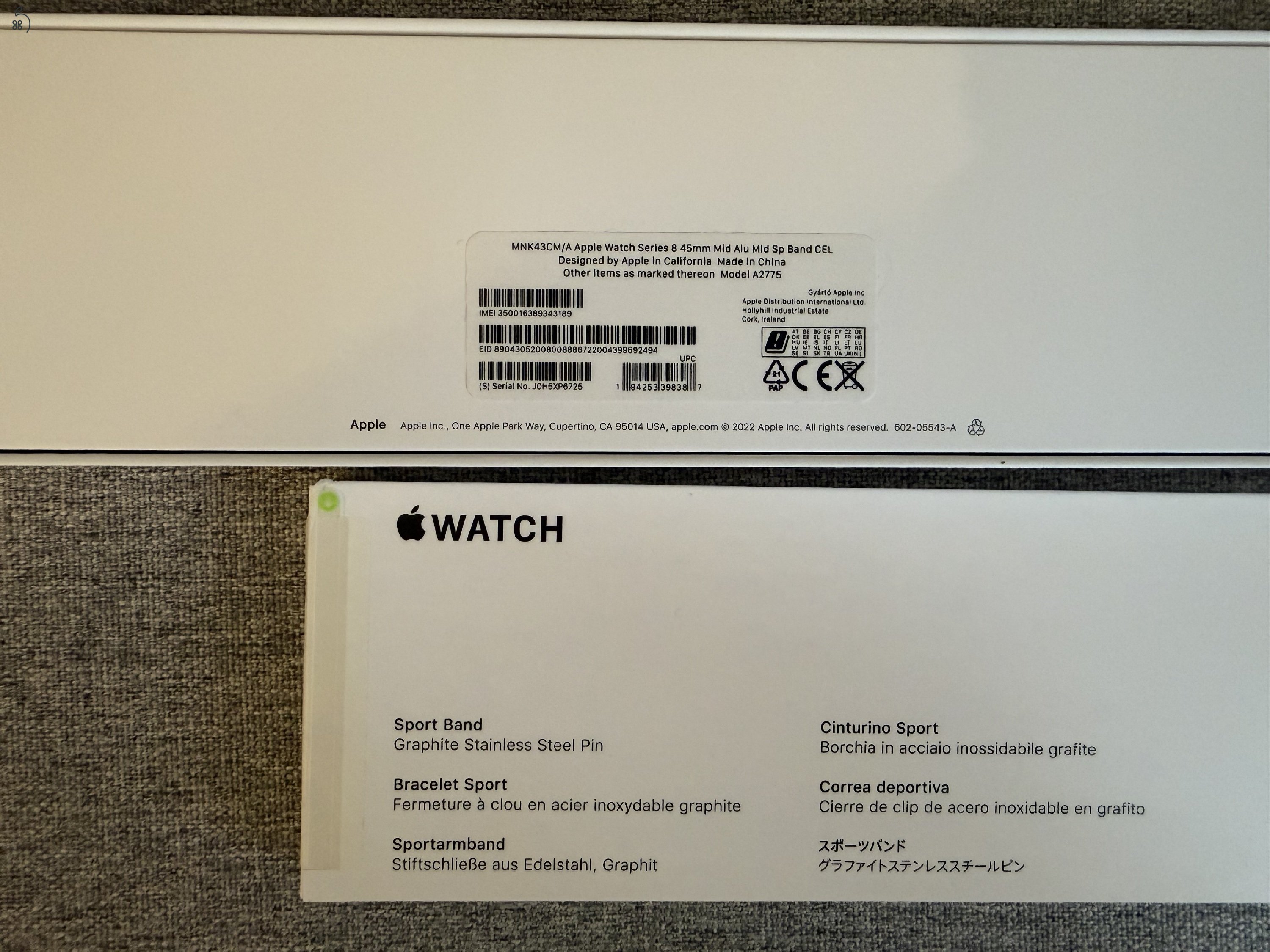 Apple Watch Series 8, 45mm, GPS+Cellular
