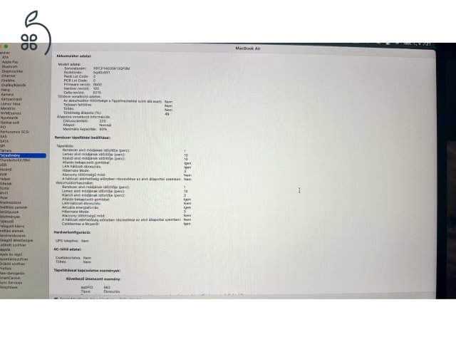 Apple MacBook Air M2 (2022) 13,6 colos karcmentes, doboz+töltő, 90%-os akku