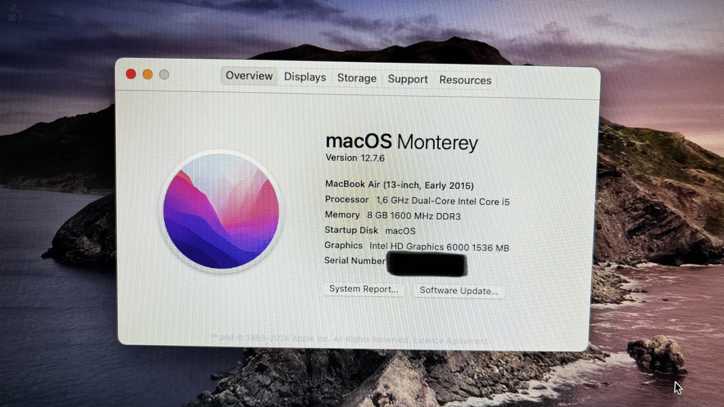 Macbook Air 13” 2015 / Új akkumulátor