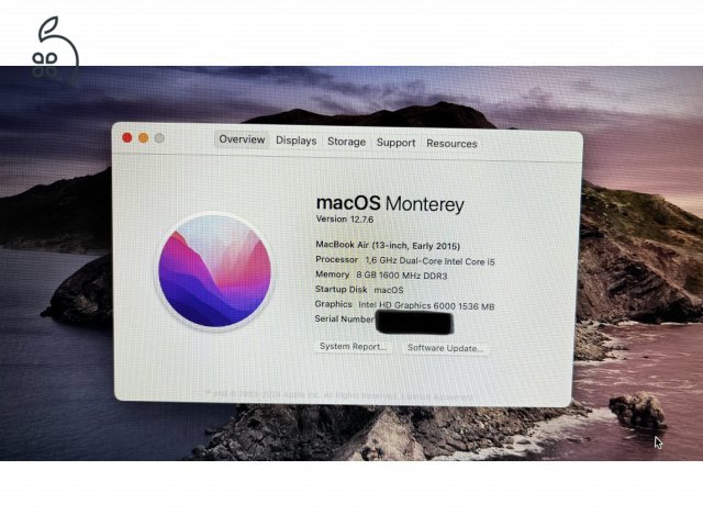 Macbook Air 13” 2015 / Új akkumulátor