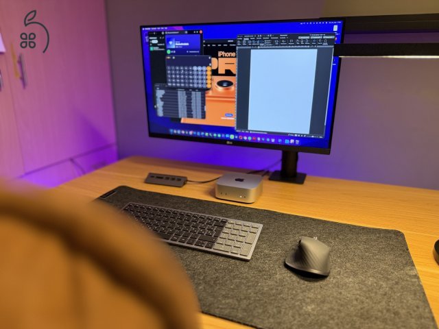 Apple Mac mini M4 2024 - 16GB RAM, 256GB SSD, 10 magos CPU és GPU