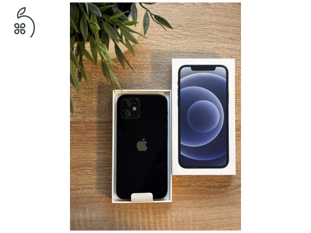 Apple iPhone 12 64GB Black 80% akku
