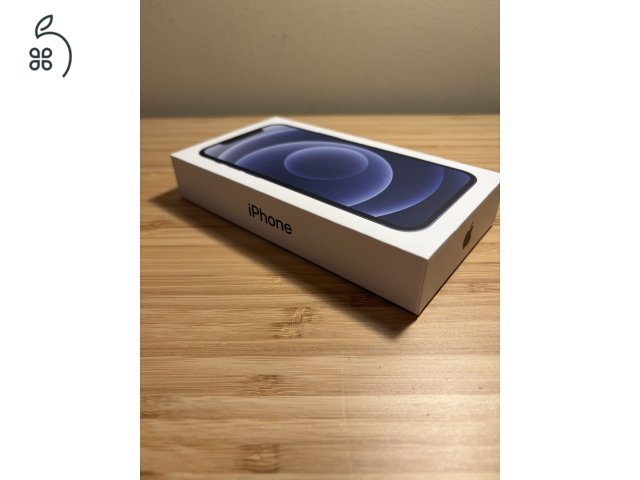 Fekete Iphone 12, 128GB-os tárhellyel
