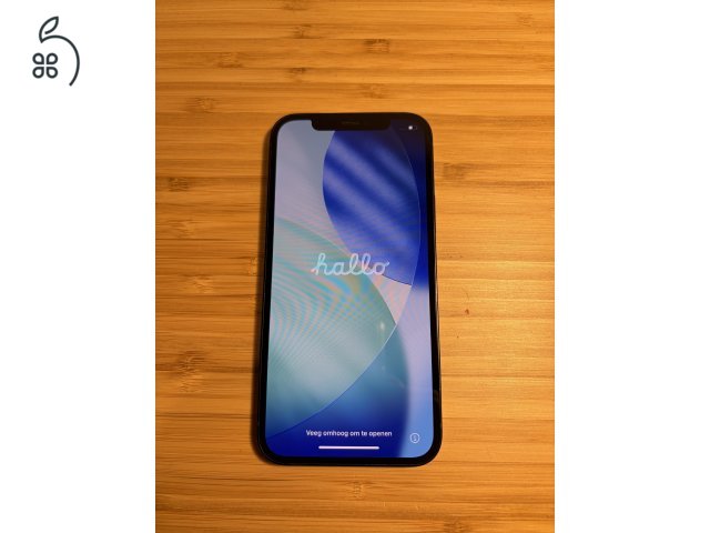 Fekete Iphone 12, 128GB-os tárhellyel