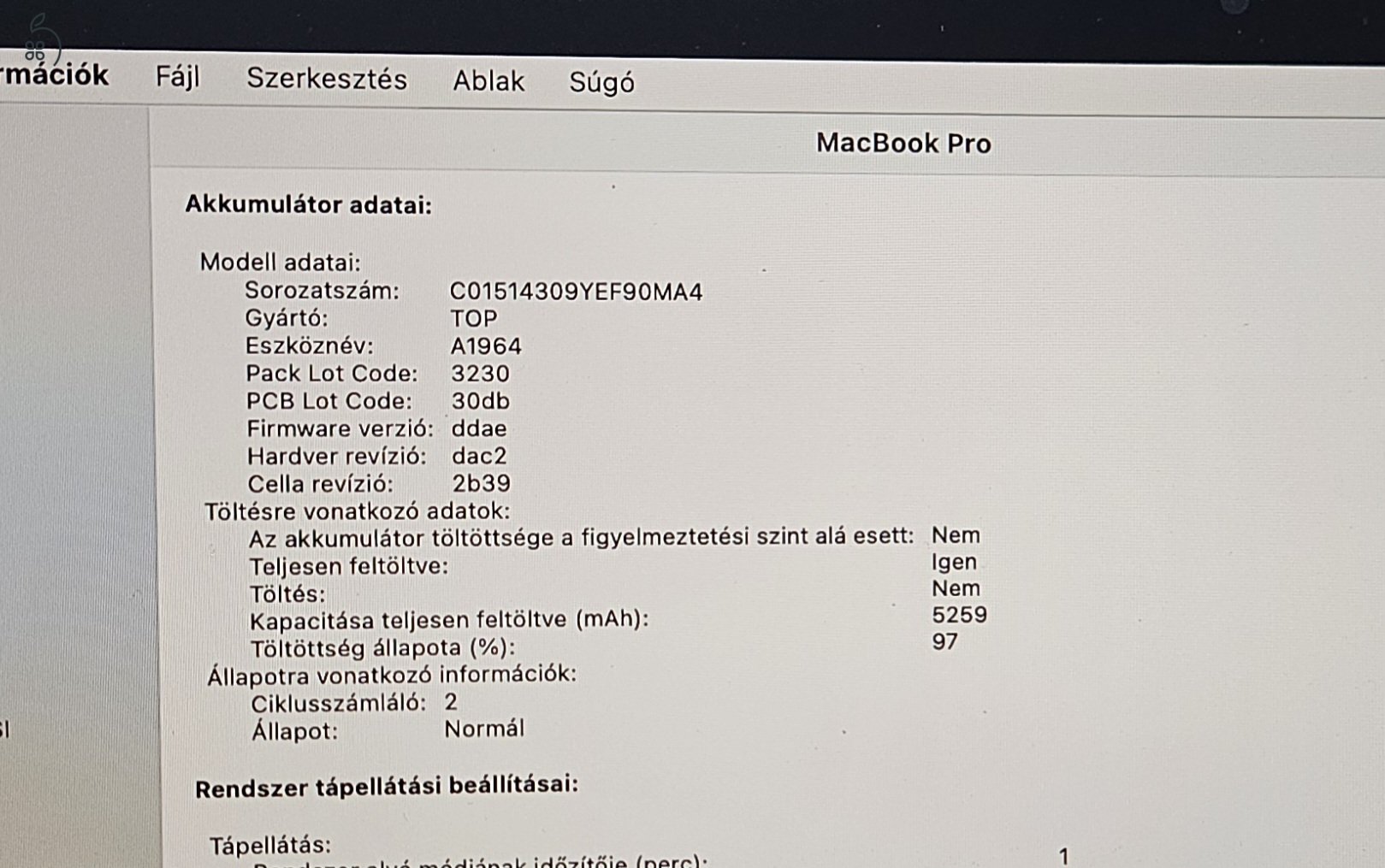 MacBook pro 13 i5 8gb 512gb touchbar 2020