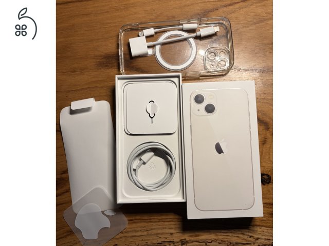 iPhone 13 Starlight 128 Gb extrákkal eladó