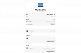 Eladó Macbook Pro 13 (2020, M1, 8GB / 512GB)