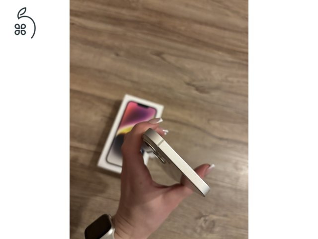Iphone 14 -Starlight 128 GB - karcmentes,eredeti dobozzal
