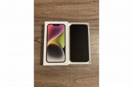 Iphone 14 -Starlight 128 GB - karcmentes,eredeti dobozzal