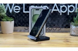 iPhone 15 128GB Zöld, Független - 1ÉV Garancia, Számla