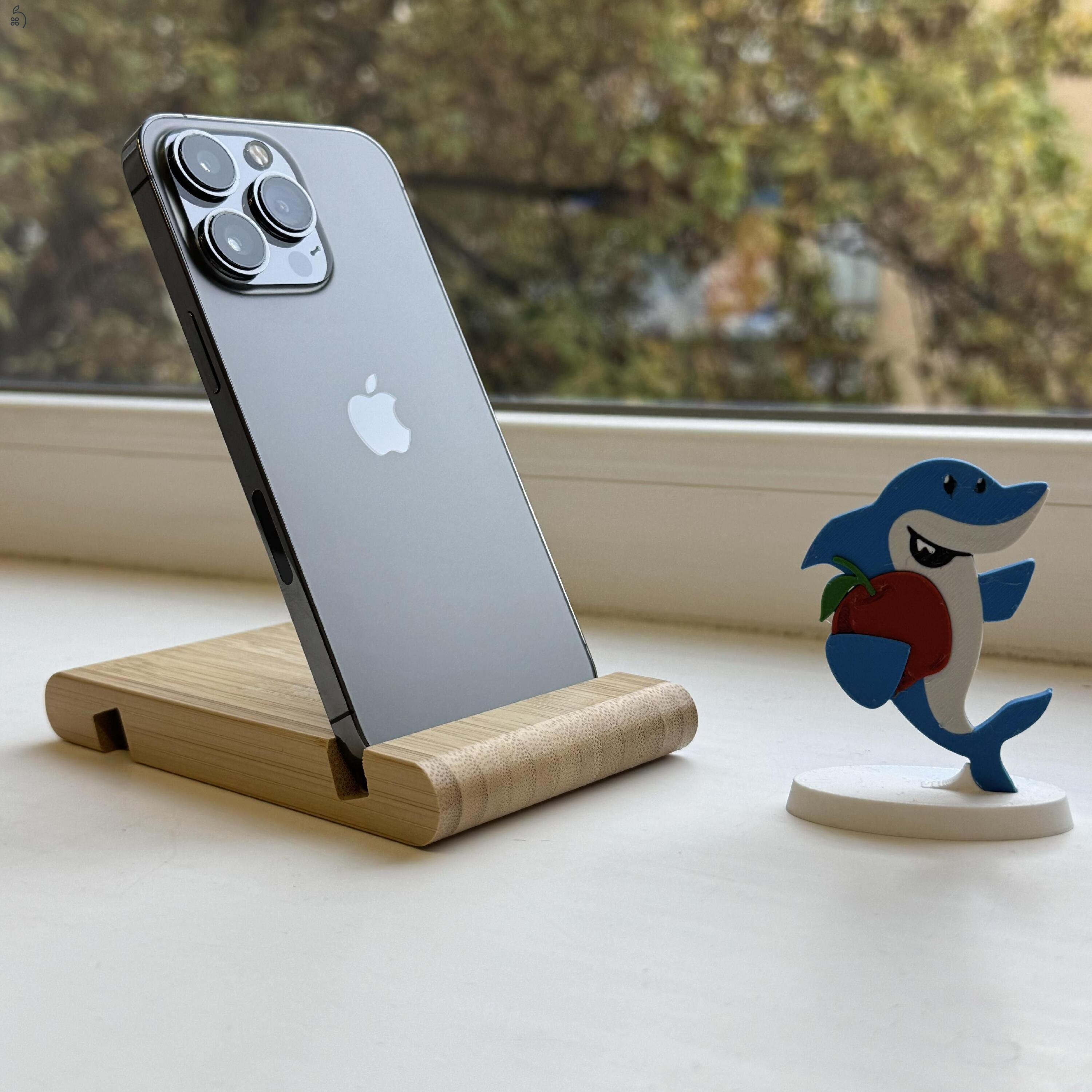 GYÖNYÖRŰ iPhone 13 Pro 256GB Graphite  -1 ÉV GARANCIA - Kártyafüggetlen, MS4409