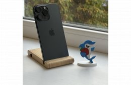 HIBÁTLAN iPhone 15 Pro Max 256GB Black Titanium -1 ÉV GARANCIA - Kártyafüggetlen, MS4456