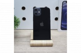 Apple iPhone 12 mini 64GB Black használt megkímélt 100% akku 6 hónap garancia