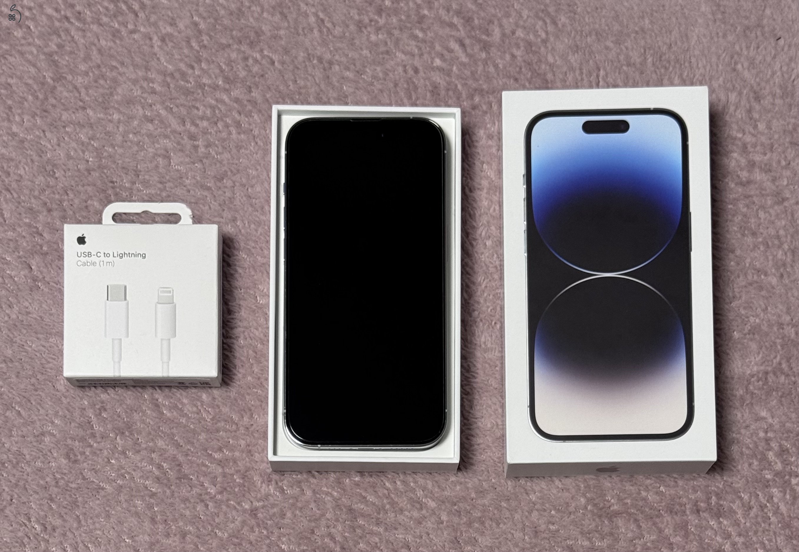 iPhone 14 Pro 128GB - AKKU 85% - Jótállás 2026.08.-hóig, kártyafüggetlen, hibátlan állapotban