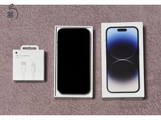 iPhone 14 Pro 128GB - AKKU 85% - Jótállás 2026.08.-hóig, kártyafüggetlen, hibátlan állapotban