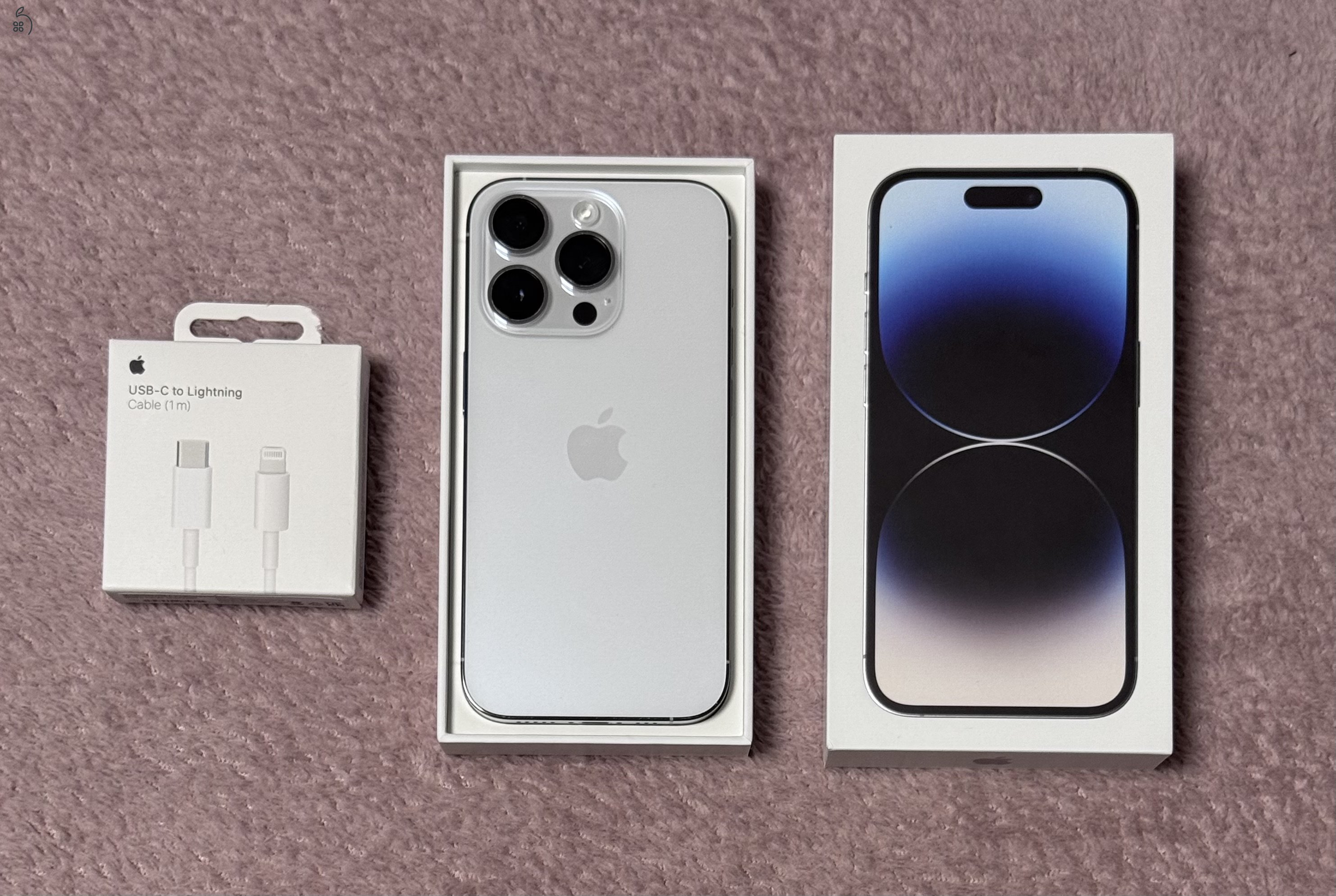 iPhone 14 Pro 128GB - AKKU 85% - Jótállás 2026.08.-hóig, kártyafüggetlen, hibátlan állapotban