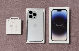 iPhone 14 Pro 128GB - AKKU 85% - Jótállás 2026.08.-hóig, kártyafüggetlen, hibátlan állapotban
