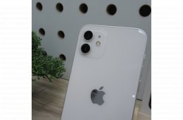 Apple iPhone 12 128GB White használt karcmentes 100% akku 6 hónap garancia