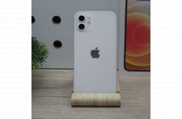 Apple iPhone 12 128GB White használt karcmentes 100% akku 6 hónap garancia