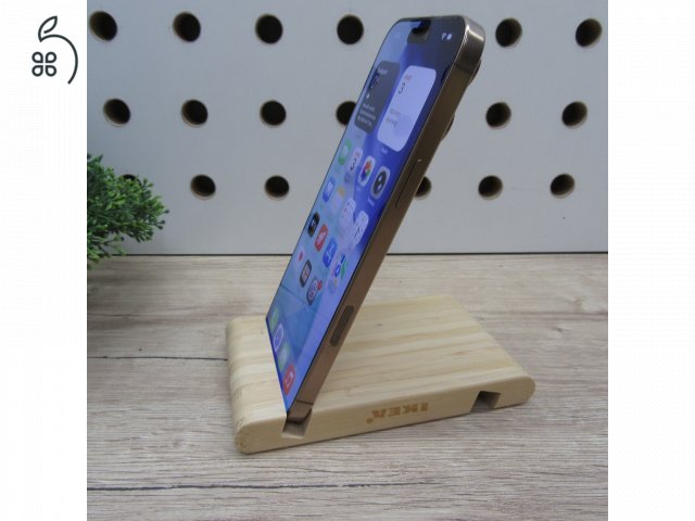 Apple iPhone 16 Pro Max 256GB Desert Titanium használt szép állapot 100% akku 6 hónap garancia