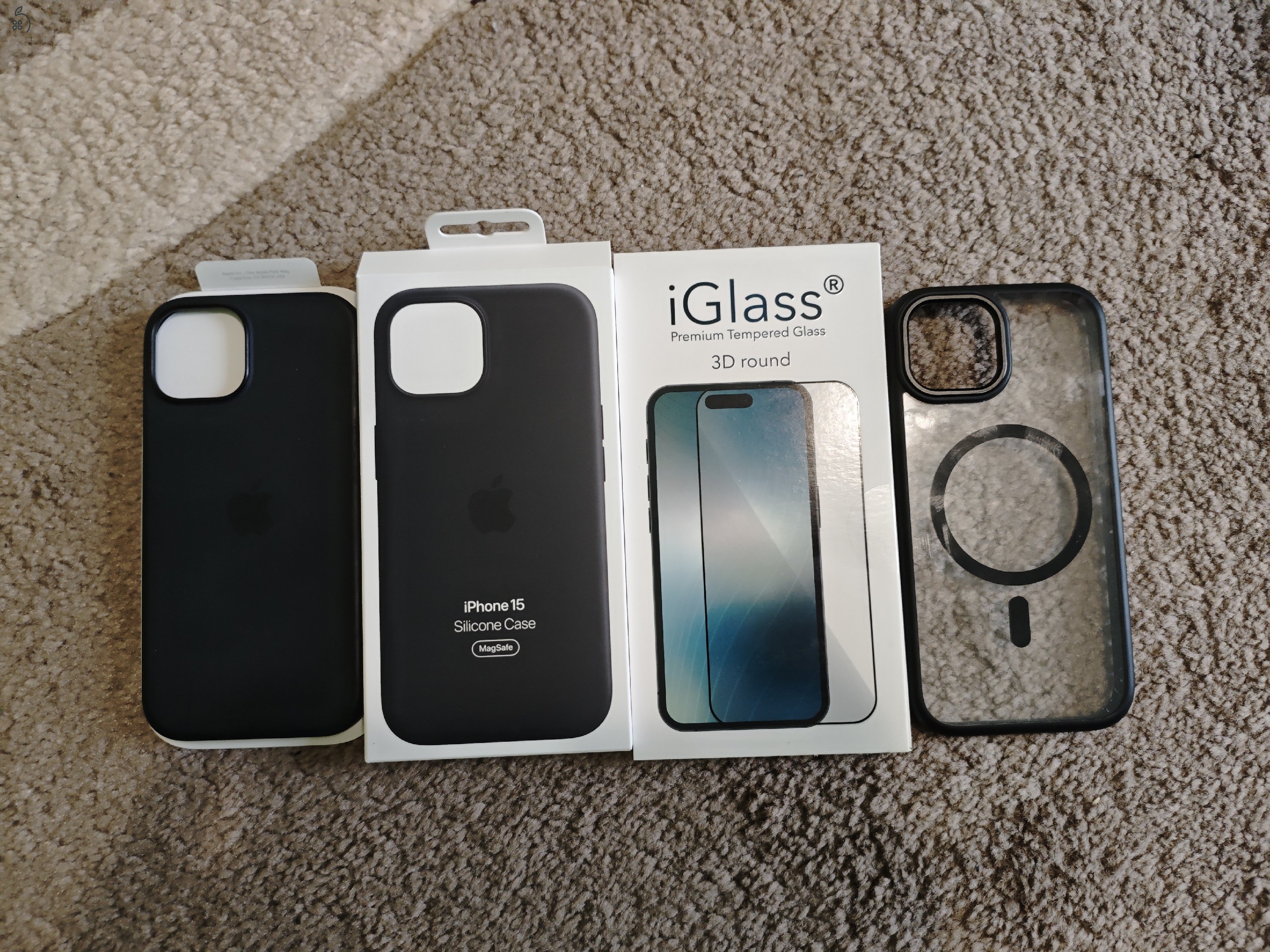 iPhone 15 256GB Fekete 88% akku