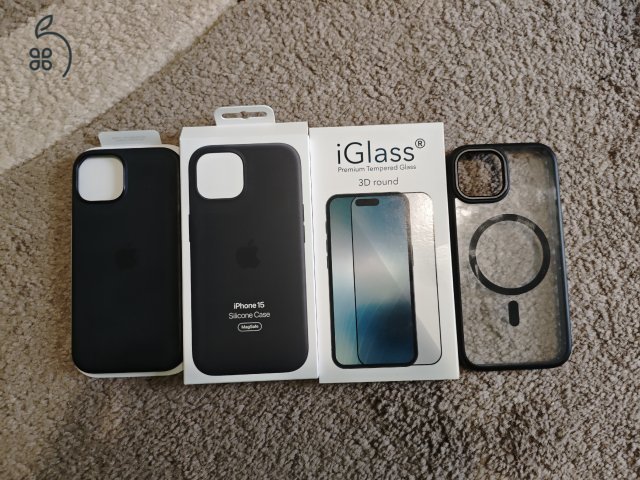 iPhone 15 256GB Fekete 88% akku