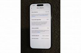 iPhone 15 256GB Fekete 88% akku