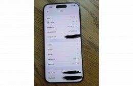 Eladó iPhone 15 Pro  - 256 GB - Blue Titanium színben - ajándék tokkal