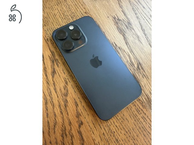 Eladó iPhone 15 Pro  - 256 GB - Blue Titanium színben - ajándék tokkal
