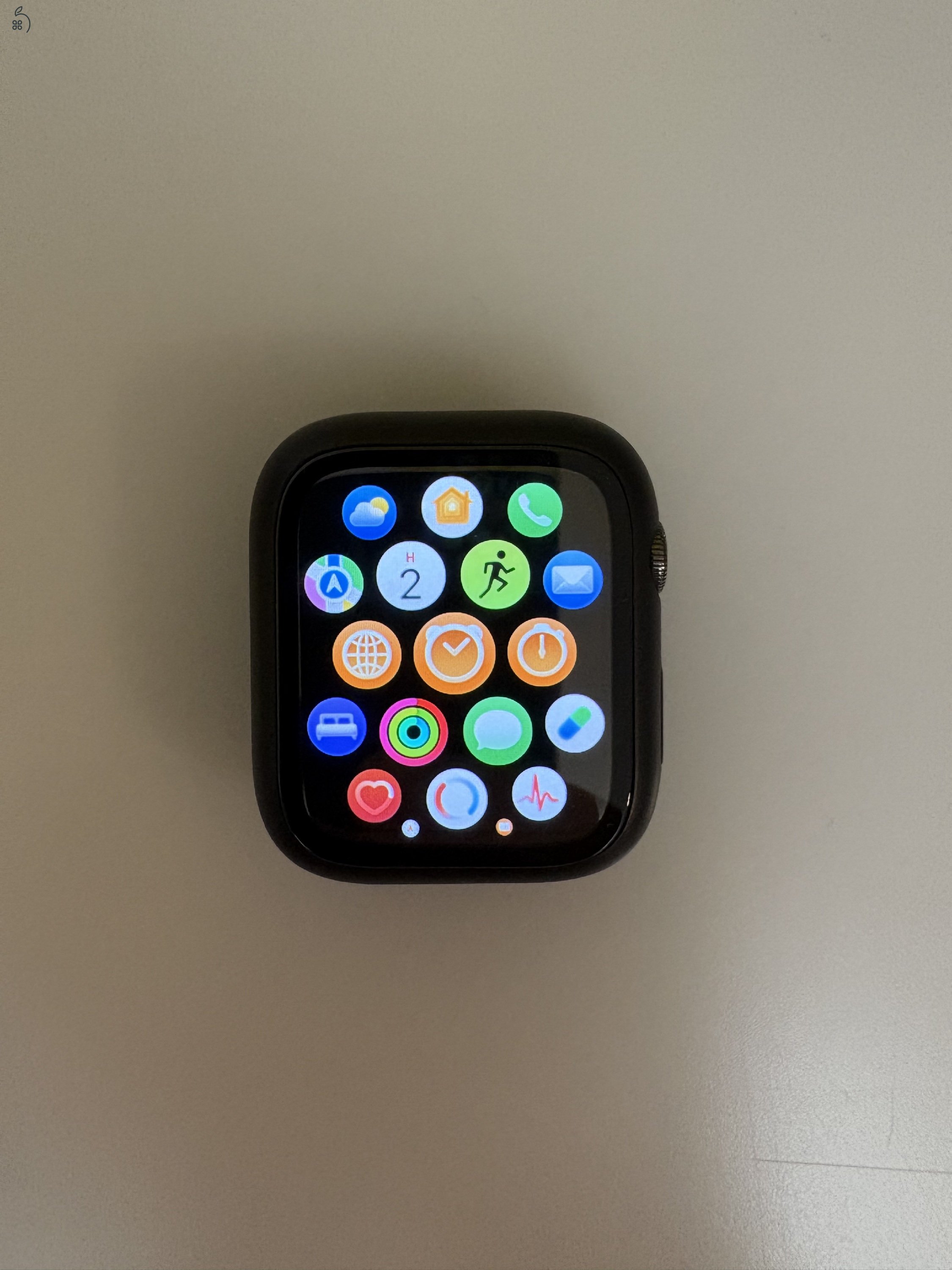 Apple Watch Series 6 44 mm Cellular (eSIM) grafit színű rozsdamentes acél tok, újszerű állapotban, minden kiegészítővel