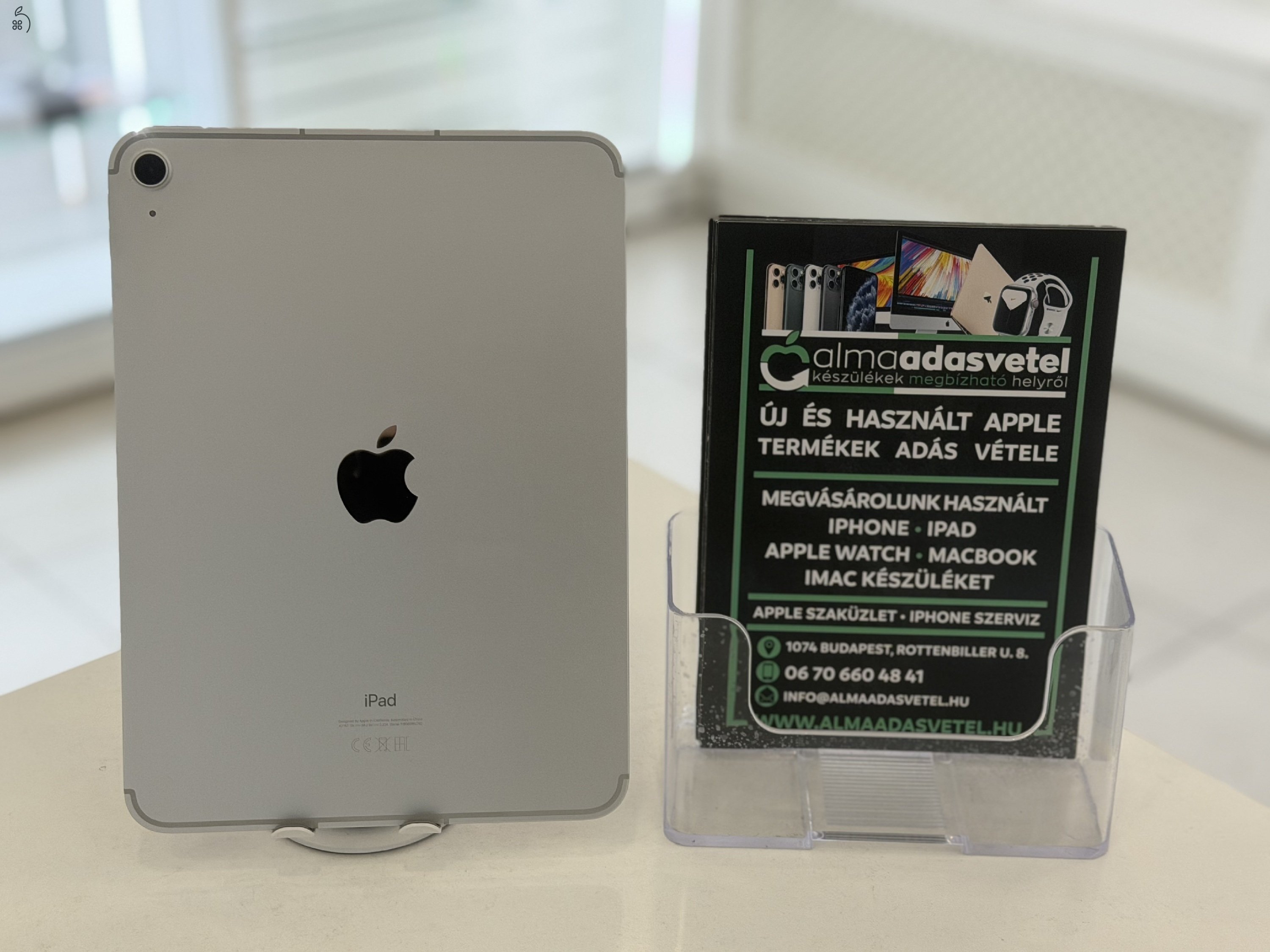 iPad 10th. 64GB Cellular Újszerű/1-3 hónap gar./Akku 95%/p4719