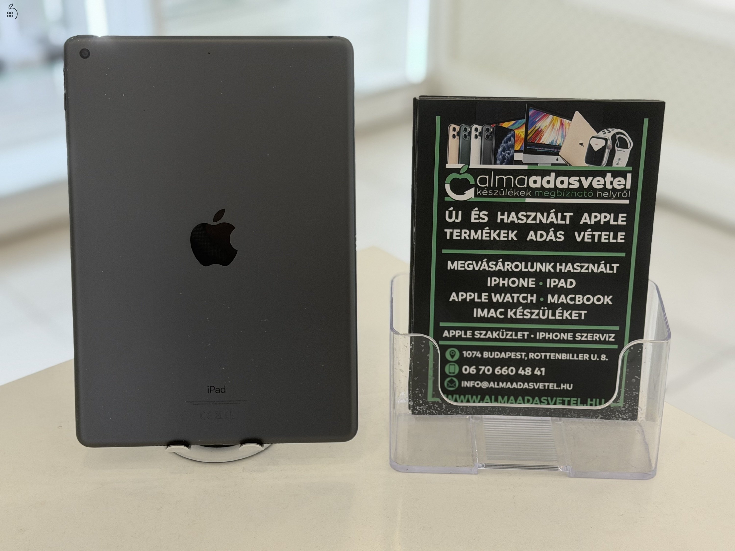 iPad 7th. 32GB Wifi Megkímélt/1-3 hónap gar./Akku 94%/p4720