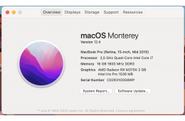 MacBook Pro Retina 15” Mid 2015