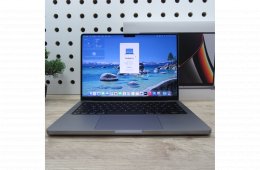 Apple MacBook Pro 14 (2021) 32GB/2TB használt, karcmentes – 90% akku (108 ciklus)