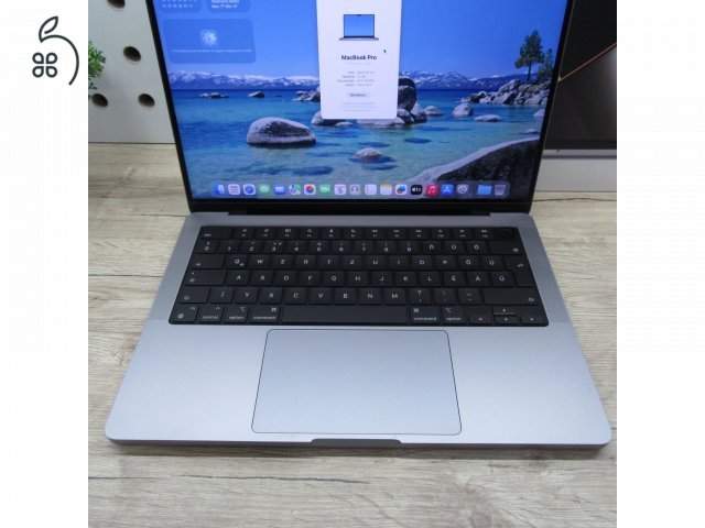 Apple MacBook Pro 14 (2021) 32GB/2TB használt, karcmentes – 90% akku (108 ciklus)