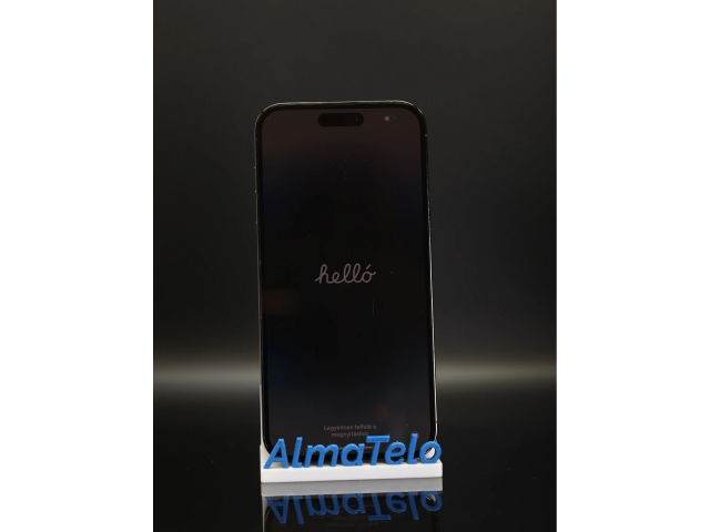 Apple iPhone 14 Pro Max eSIM 128 GB Space Black 100% akku - 12 HÓ GARANCIA