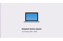 Teljesen jól működő, MacBook Pro Retina 13”, ami frissen lett szervizelve. 