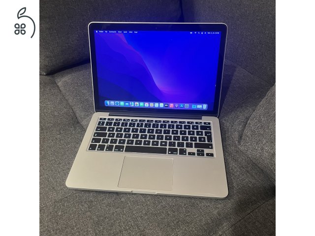 Teljesen jól működő, MacBook Pro Retina 13”, ami frissen lett szervizelve. 