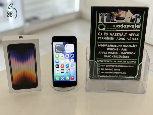 iPhone SE 2022 3Gen. 64GB Független Hibátlan/1-3 hónap gar./Akku 90%/p4726