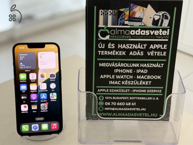 iPhone 13 128GB Független Zöld Hibátlan 1-3 hónap gar/Akku 90%/p4727