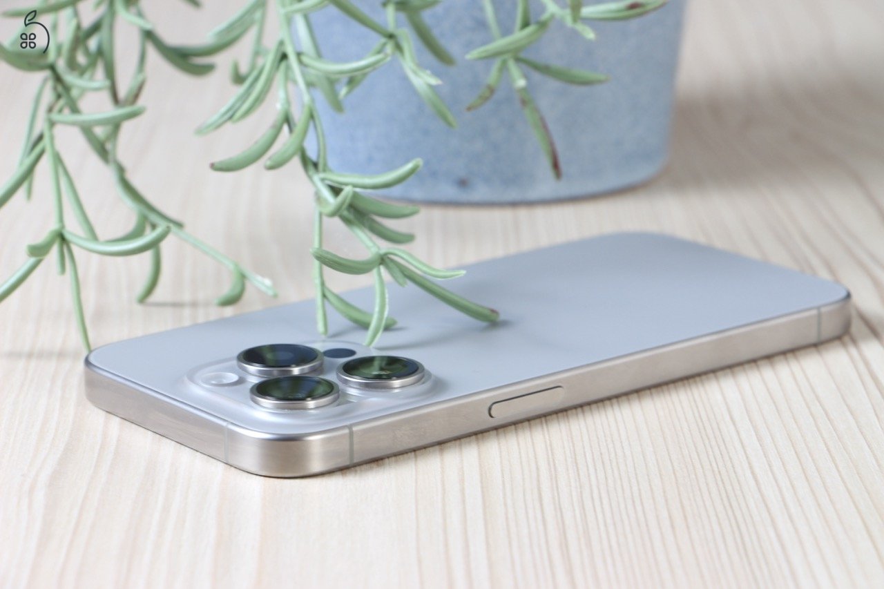 iPhone 15 Pro 128GB Natural Titan - újszerű állapot