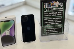 iPhone 14 256GB Független Használt/1 hónap gar./Akku 81%/p40e