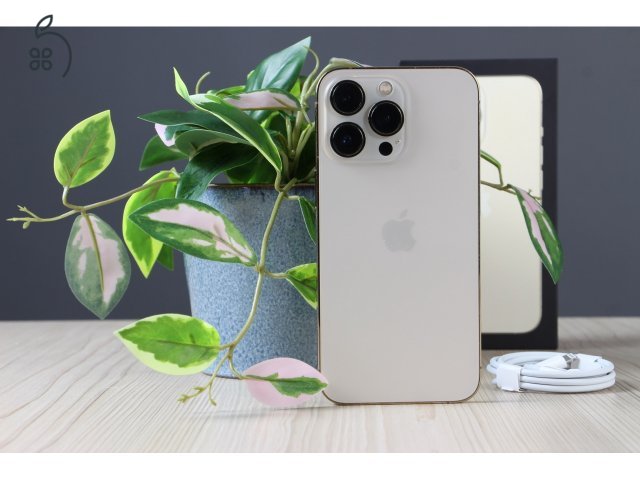 IPHONE 13 PRO 128GB GOLD - FELUJITOTT, 100% AKKUMULATOR