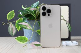 IPHONE 13 PRO 128GB GOLD - FELUJITOTT, 100% AKKUMULATOR