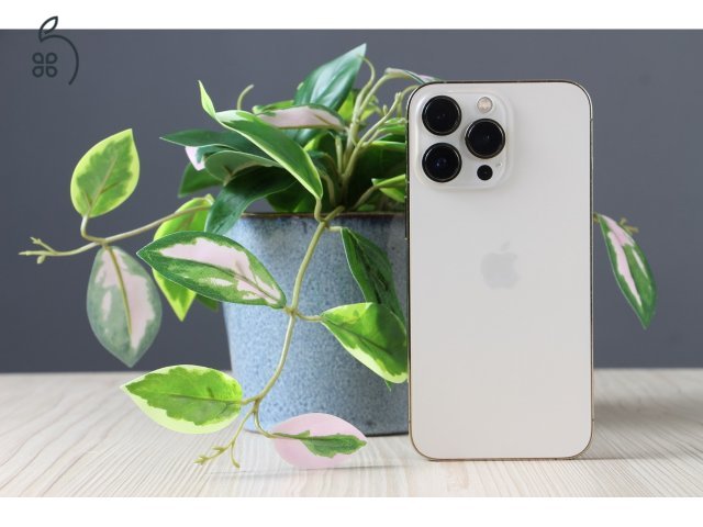 IPHONE 13 PRO 128GB GOLD - FELUJITOTT, 100% AKKUMULATOR